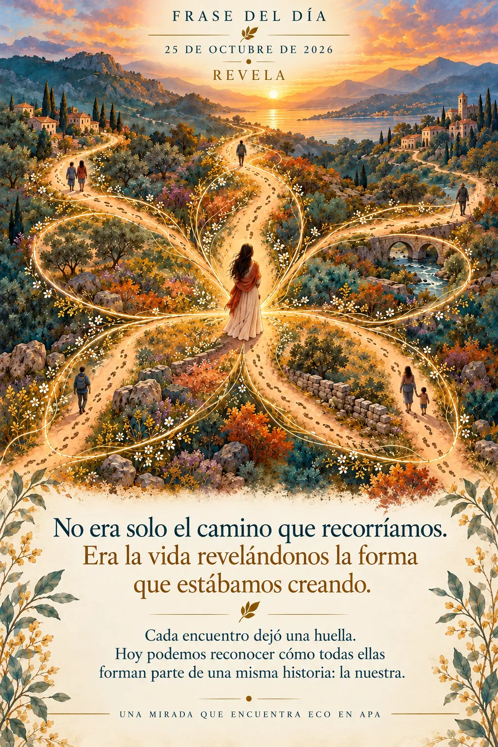 Imagen de la frase del día del 25 de octubre